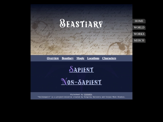 beastiary screenshot