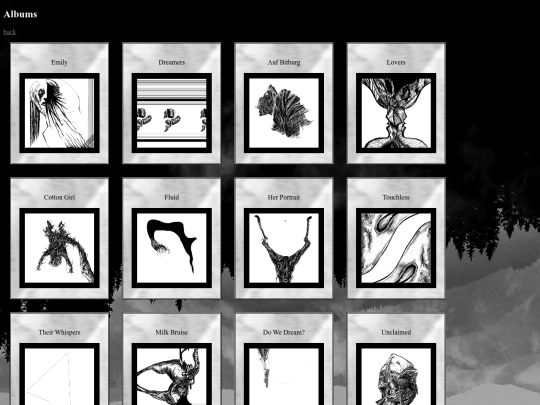 Albums screenshot