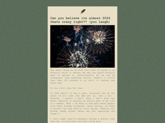 firstPost screenshot