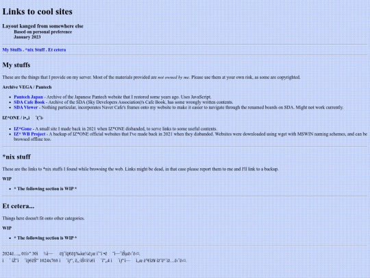 links/links screenshot