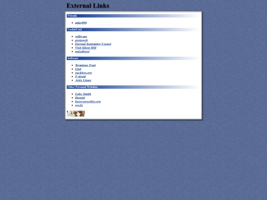 links screenshot