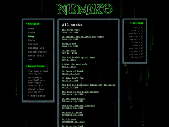 blog screenshot