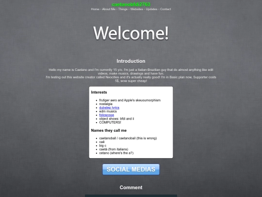 index screenshot