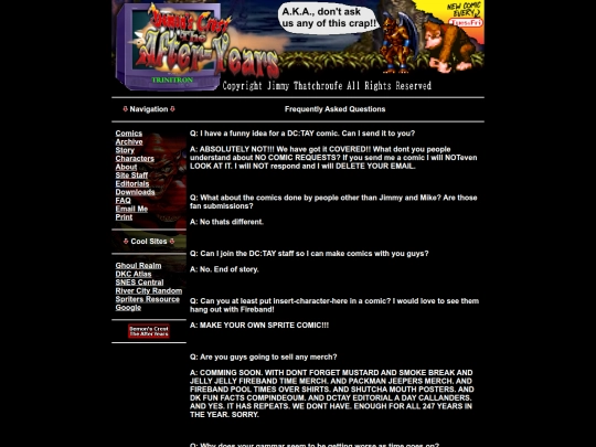 faq screenshot