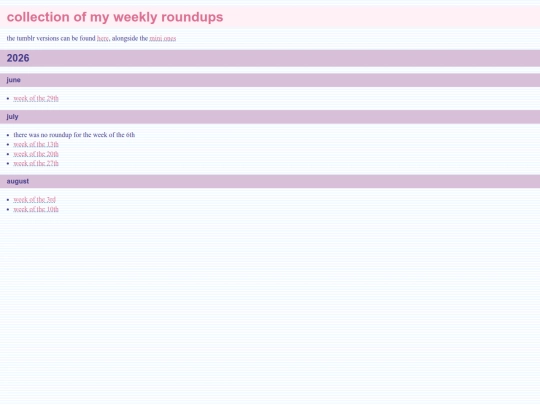 roundups screenshot