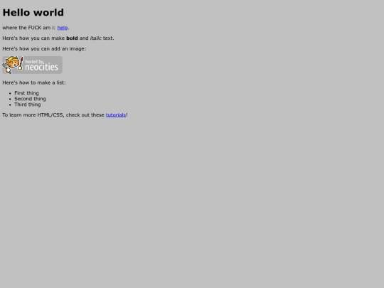 index screenshot