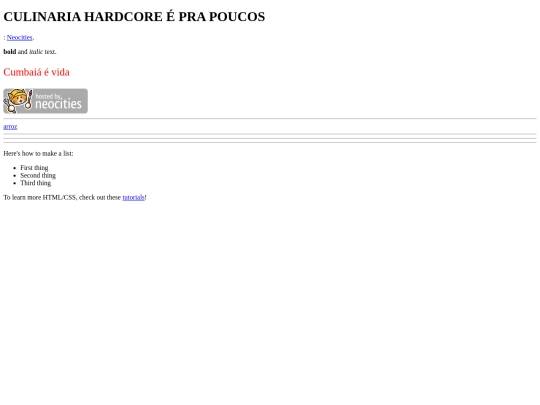 culinaria_radical screenshot
