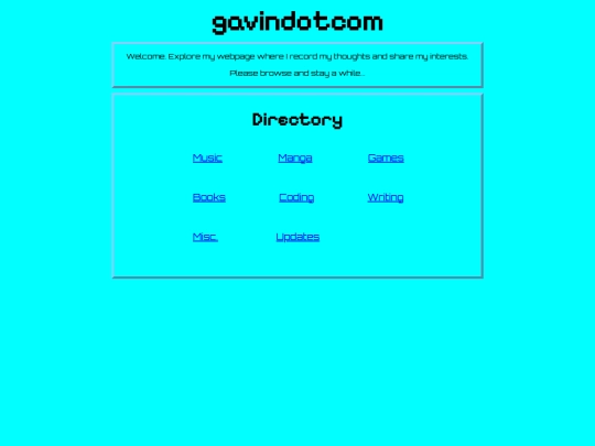 index screenshot