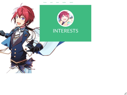 interests screenshot