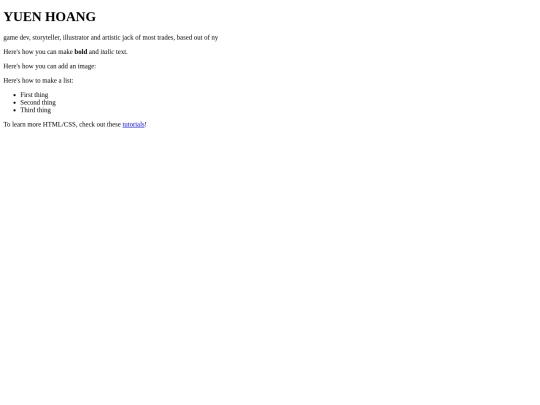 index screenshot