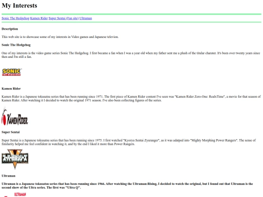 index screenshot