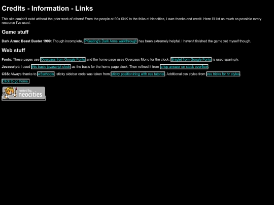 credits screenshot
