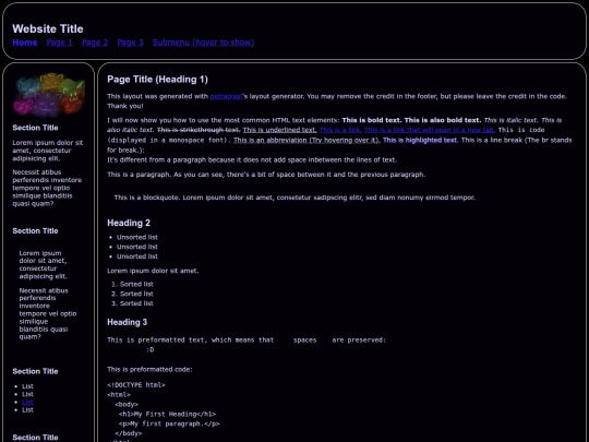 index screenshot