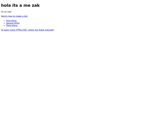 index screenshot