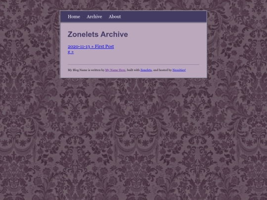 archive screenshot
