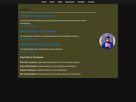 portifolio screenshot