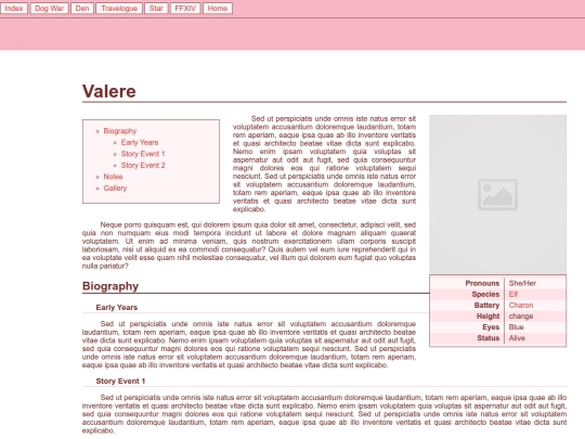 wiki/valere screenshot
