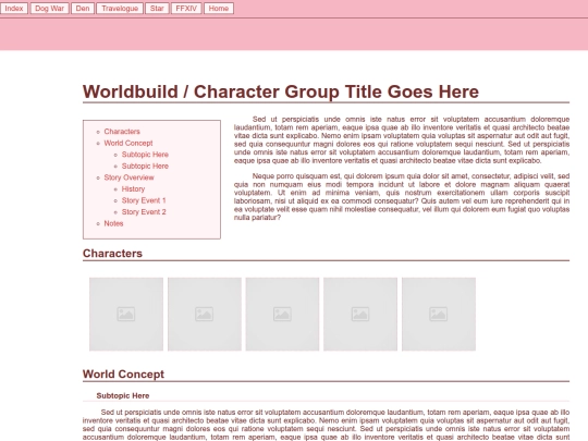 wiki/worldtemplate screenshot
