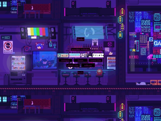 links screenshot