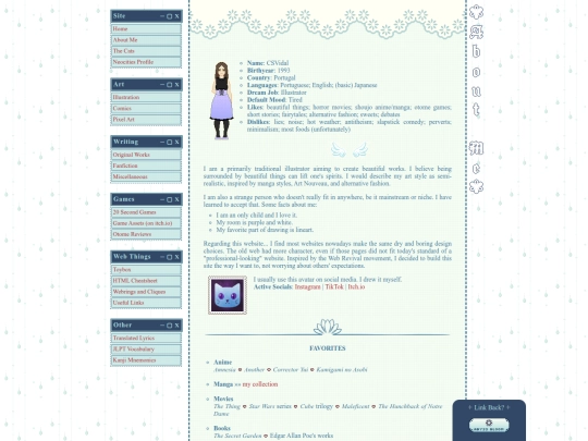 aboutme screenshot