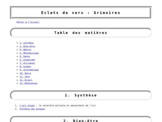 grimoire screenshot