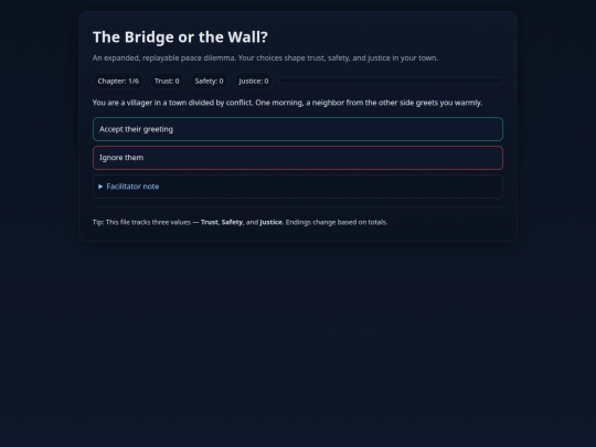 Games/twine_peace_module_expanded screenshot