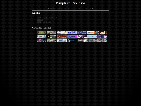 links screenshot