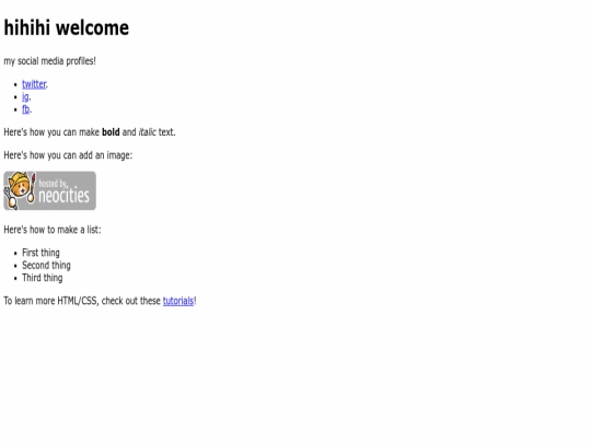 index screenshot