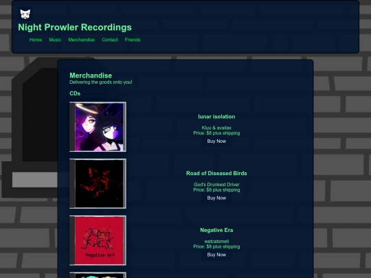 merchandise screenshot
