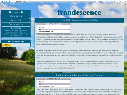 blog/feed screenshot