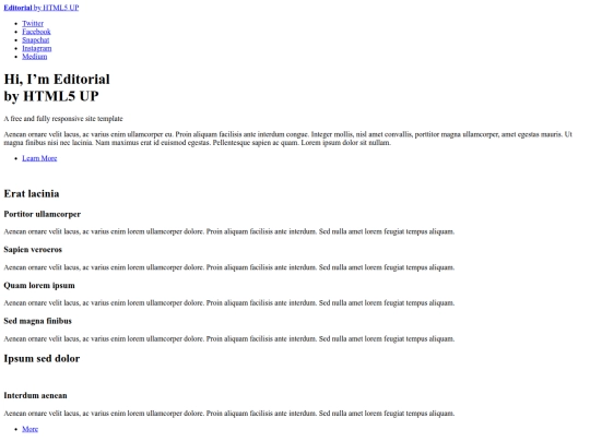 index screenshot