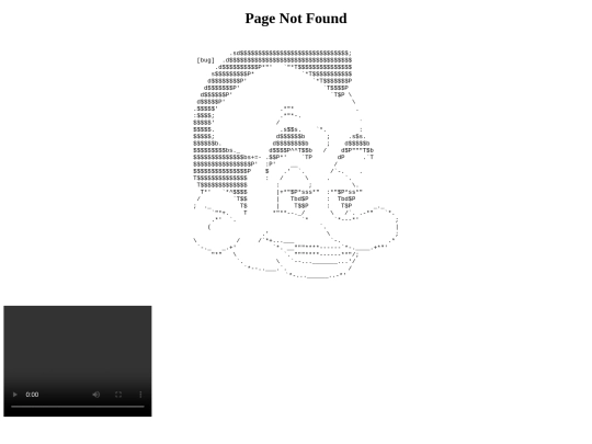 not_found screenshot