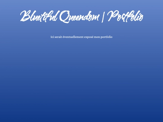 Portfolio/bluetifulqueendom screenshot