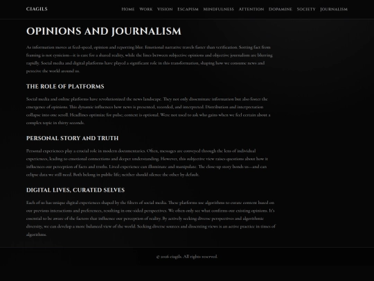 journalism screenshot