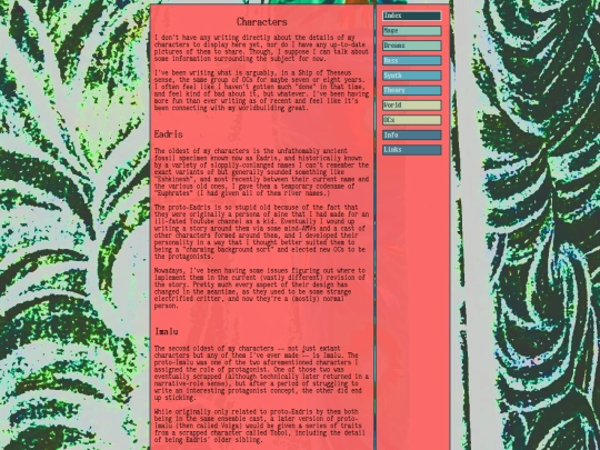 chars screenshot