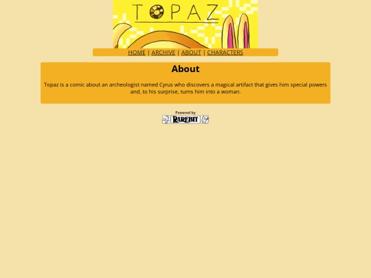 topazcomic/about screenshot