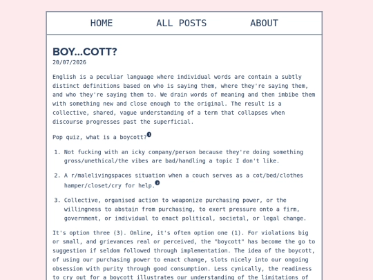 posts/boycott screenshot