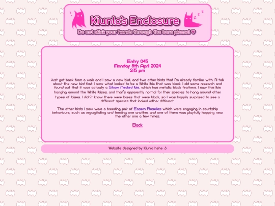 birdblog/entry/45 screenshot
