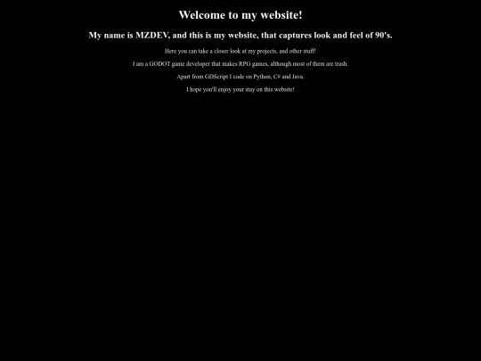 pages/about screenshot
