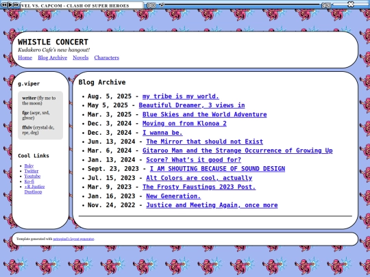 blog-archive screenshot