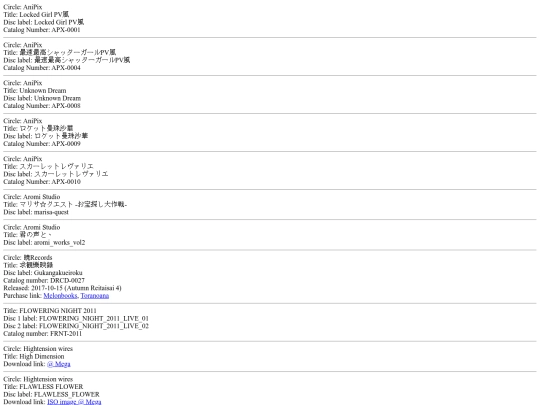 index screenshot