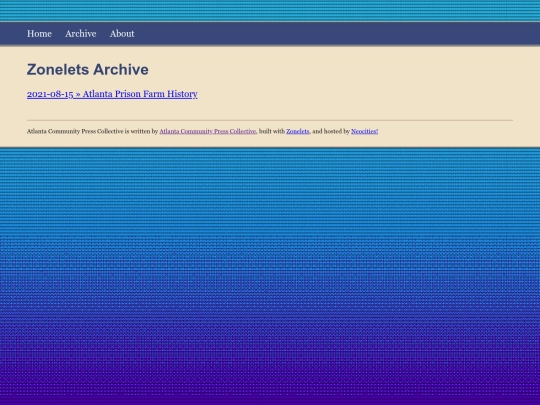 archive screenshot