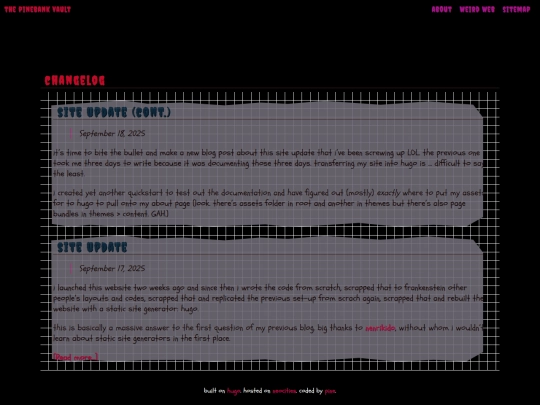 tags/changelog screenshot