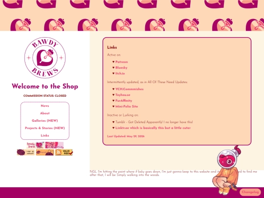 links screenshot