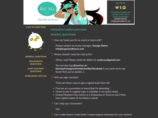 faq screenshot
