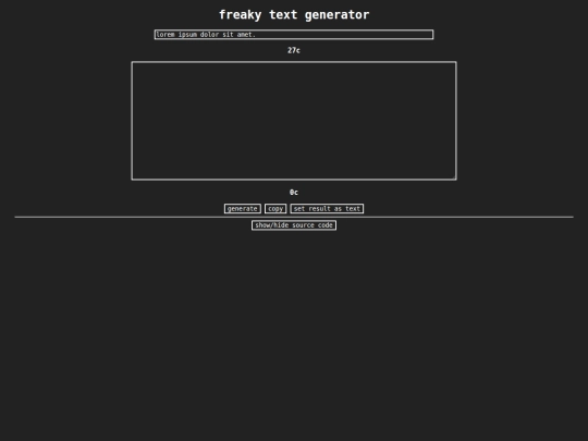 text/freaky screenshot