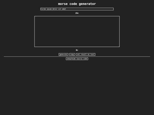 text/morse_code screenshot