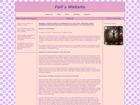 reviews/psalm69 screenshot