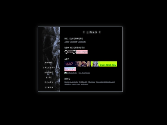 links screenshot