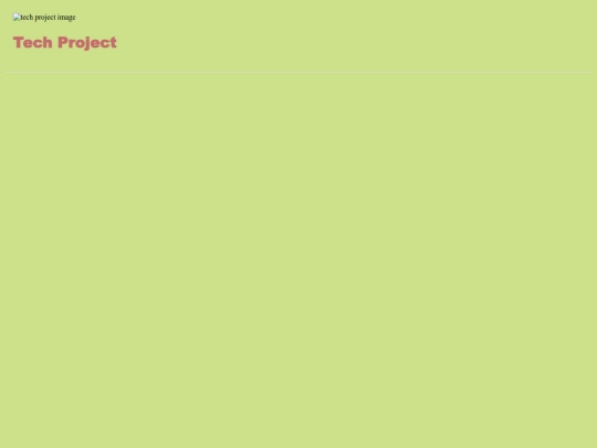 html/tech.project screenshot